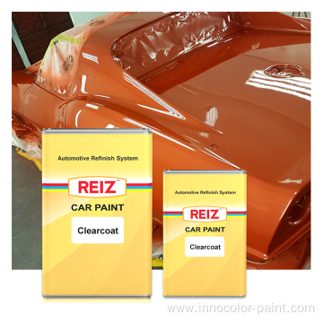 REIZ Brand High Gloss 2K Car Automotive Paint Lacquer Auto Clear Coat Car Paint For Scratches